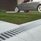 ACO SELF Euroline horganyzott acél bordás rács polimerbeton folyókához - 0.5 m