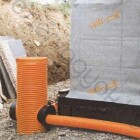 ACO Opti-Drain perforált DN125 dréncső, karmantyúval - 2.5 m