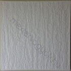 Álmennyezet polisztirolból Spachtel mintás 50x50cm préselt hungarocell 2m2 - Fehér / 1 csomag