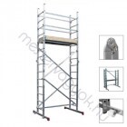 Krause Corda összecsukható csuklós szerelőállvány 4.85m munkamagasságú, járólapja 1.5x052m - 1 db