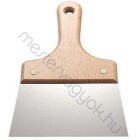 Francia spakli, fa nyéllel rozsdamentes pengével 15cm-es - 1 db