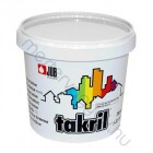 Jub Takril diszperziós betonfesték kültéri és beltéri felületekre, kopásálló mosható - Fehér / 0.75 liter