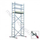 Krause Corda szerelőállvány 5m munkamagasságig 1.5x0.52m-es járólappal, 2db 15 fokos létraelemmel - 1 db