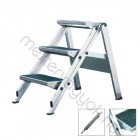 Krause összecsukható lépcső alumíniumból - 2 fokos