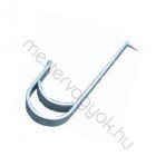 Krause tetőkampó palához, tető és kéményseprő létrákhoz - Natúr  horgany / 1 db