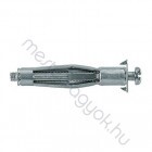 Molly fém dűbel gipszkartonhoz M4x46mm max.24mm-ig, metrikus csavarral PH2-es D-fej - 1 1 db