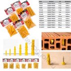 Műanyag tipli 70db-os 5x25mm-es csomózódó dűbel, üreges tégla, gipszkarton és tömör anyagokba - 1 csomag