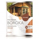 Boróka oldószeres vékonylazúr fafesték, hosszantartó védelem kültéren és beltérben - Dió / 0.75 liter