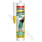 Soudal akryl Express vizesbázisú gyorskötésű festhető tömítő és ragasztó - Fehér / 300 ml