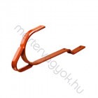 Zarges Biztonsági tetőkampó tetőlétra rögzítéshez, hódfarkú cserép esetén - Rézbarna / 1 db