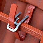 Zarges Biztonsági tetőkampó tetőlétra rögzítéshez, hódfarkú cserép esetén - Rézbarna / 1 db