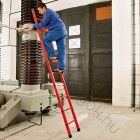 Zarges EFA L üvegszál eősítésű műanyag (GFK) létrafok 1x16 támasztólétra - 1x 6 fokos