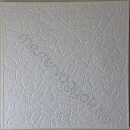 Álmennyezet polisztirolból Splot minta 50x50cm préselt hungarocell 2m2 - Fehér