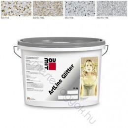 Baumit ArtLine Glitter áttetsző csillogó hatású csillámmal telített kültéri és beltéri falfesték - Arany vagy Ezüst