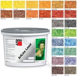 Baumit ArtLine Lasur dekoratív homlokzatfesték kültéri és beltéri vakolatra és festett felületre - Színes