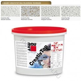 Baumit CreativTop Max 4mm modellező vakolat kültéri és beltéri vakolt és hőszigetelt felületekre - Fehér