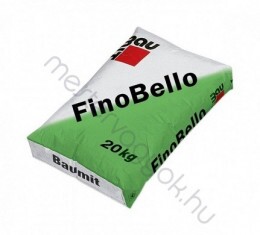 Baumit Fino Bello glettelőgipsz 0-10mm-ig, univerzális beltéri fehér gipszes glettanyag