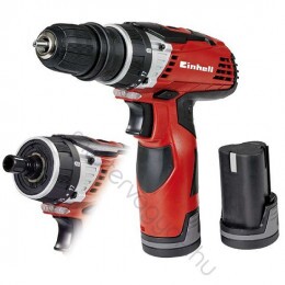 Einhell TE-CD 12 X-LI 2 akku Akkus fúró-csavarozó +koffer +10db-BIT +2db 1,3Ah Li-Ion akkuval