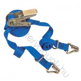 Rakományrögzítő spanifer 35mm széles 6m hosszú heveder daN2000, kétrészes kampós