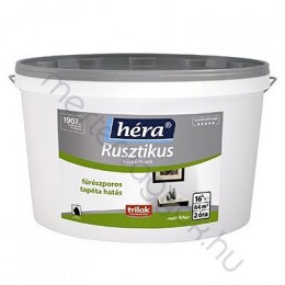 Héra Rusztikus belső falfesték (fűrészporos tapéta jellegű) - Fehér