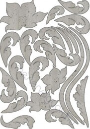 Falmatrica (faltetoválás) öntapadós faldekoráció 4 lap/csomag 50x35cm - 5306 Jégvirág