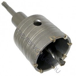 Koronafúró fej SDS adapterrel beton és tégla fúrásához, dobozmaráshoz