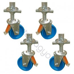 Krause Climtec gurulóállványhoz állítható kerék szett (4db, 150mm-es)