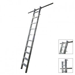 Krause Stabilo lépcsőfokos polclétra 1 pár kampóval beakasztható, alumíniumból