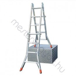 Krause Monto TeleMatic 4 részes teleszkópos alumínium csuklós létra