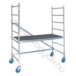 Krause RollTec mobil alumínium szerelő-, gurulóállvány, 2.90 m munkamagasság