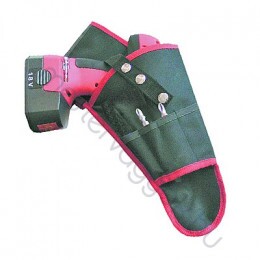 Szerszámtartó övtáska fúrógéphez, akkus csavarozóhoz, szerszámtartó fülekkel