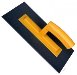 Műanyag simító, glettelő 280x140mm 3mm vastag lap, műanyag nyél és lap