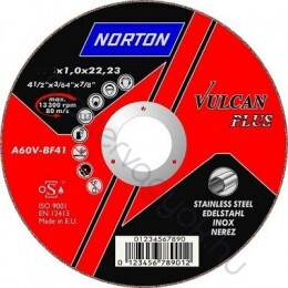 Norton fém vágókorong 180x1,6mm acél és rozsdamentes acél darabolásához