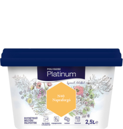 Polifarbe Platinum egyrétegű beltéri színes diszperziós falfesték - N40 Napraforgó