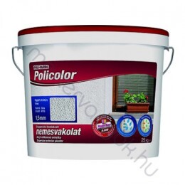 Policolor diszperziós homlokzati nemesvakolat gördülő 2.0mm, kültéri szinező vakolat - Fehér