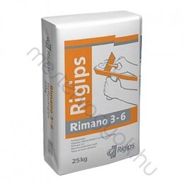 Rigips Rimano 3-6 gipszes vékonyvakolat és glett - Törtfehér