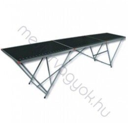 Tapétázó asztal alumínium keretes, összehajtható 3m hosszú