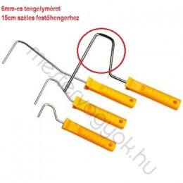 Festőhengernyél 15cm széles teddyhez 6mm átmérővel