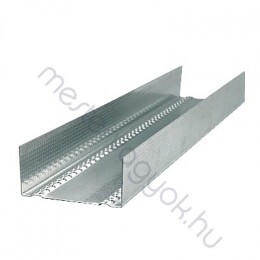 UW 50/0,6mm gipszkarton válaszfal szárazépítő profil