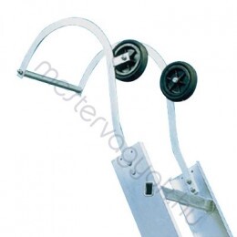 Zarges Gurulós tetőgerinc kampóTetőlétrához két futó görgővel