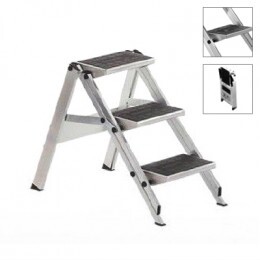 Zarges Plazamax P Z600 Összecsukható TOP biztonsági gumibetétes foku lépcső