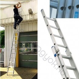 Zarges Everest 2DE Z200 Delta fokos 2 részes Tolólétra alumíniumból