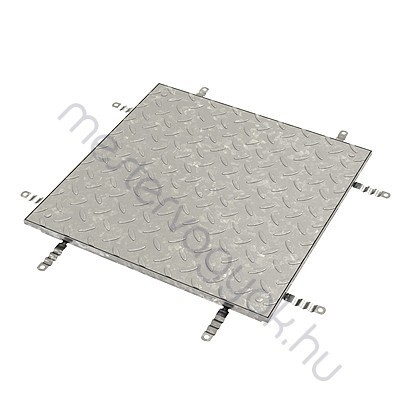 ACO TopTek SOLID AL - lemezburkolatú könnyű, bűz és vízzáró aknafedlap alumíniumból - 200x 200 mm