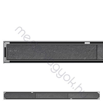 ACO Exclusive BURKOLHATÓ fedlap zuhanyfolyókához - 700 mm