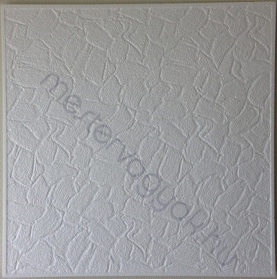 Álmennyezet polisztirolból Splot minta 50x50cm préselt hungarocell 2m2 - Fehér / 1 csomag