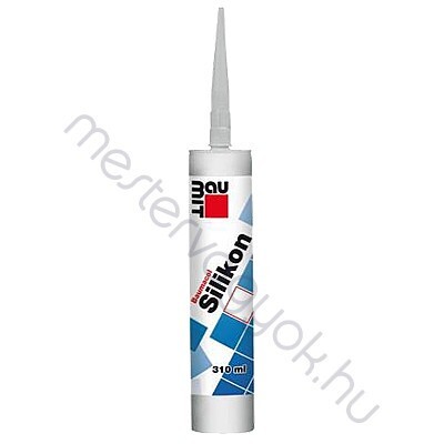 Baumit Baumacol Szilikon vízálló fugázó és szaniter tömítő - Cement grey (cement szürke) / 310 ml