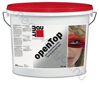 Baumit OpenTop homlokzati szinező vakolat dörzsölt 2,0mm-es, III. színcsoport, 2-es végződésű színek - Színes / 25 kg