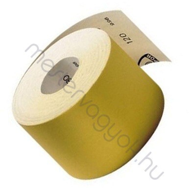 Csiszolópapír tekercses 4,5 m/tekercs 11cm széles szálerősített - 1 -as szemcse