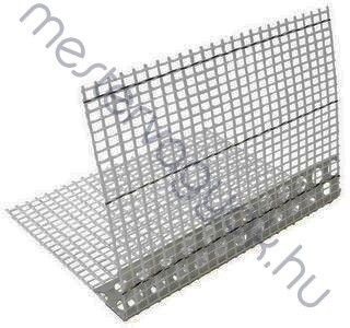 Élvédő PVC-ből üvegszövethálóval 2,5m/db, homlokzati szigeteléshez - 1 db