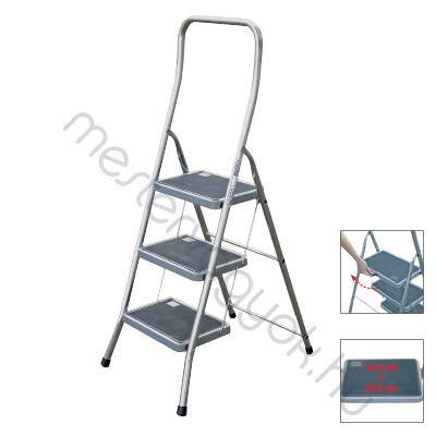 Krause Monto Toppy XL összecsukható egy oldalon járható alumínium fellépő létra - 1x 2 fokos
